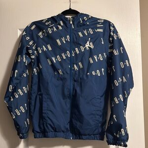 Blue Jordan Windbreaker Jacket